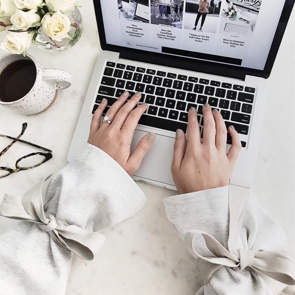 J Crew Tie-Sleeve Sweatshirt NWT - Picture 1 of 4